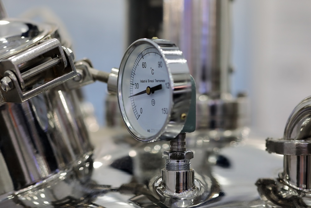 Bimetal Thermostat on Appliance