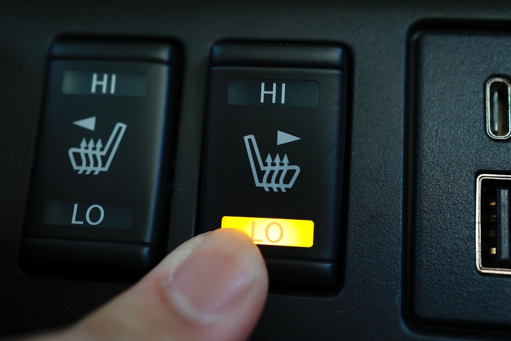 heated seats button